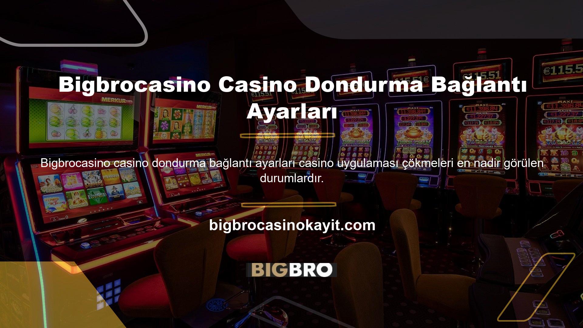 Bu nedenle Bigbrocasino Casino kaliteli bir oyun altyapısı sunmaktadır