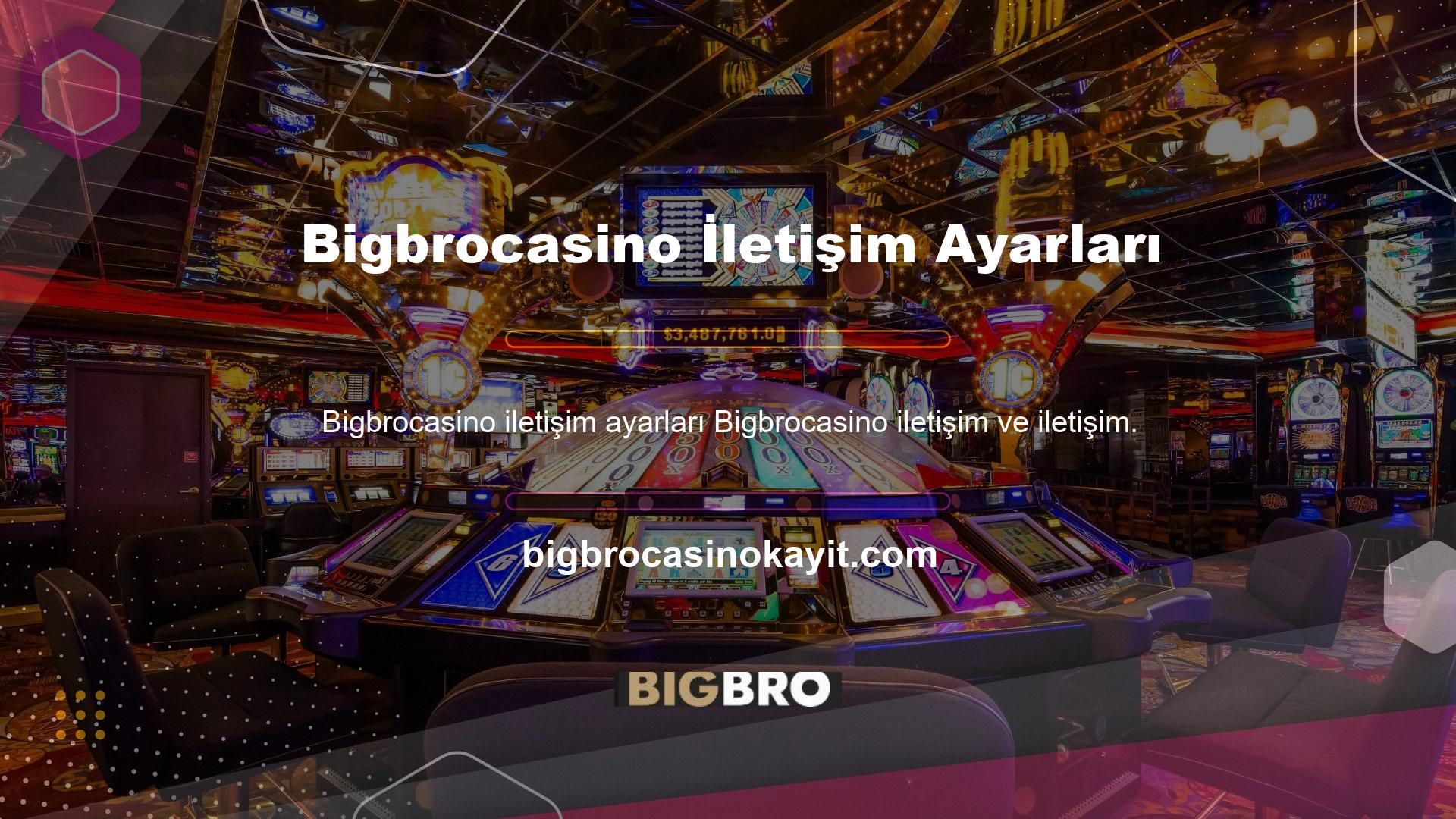 Bigbrocasino “Ayarlar” bölümünü güncellemek için adresinizi ve iletişim bilgilerinizi güncellemek için kişisel bilgilerimi nasıl değiştireceğim “Kişisel Bilgiler” menüsünü kullanabilirsiniz